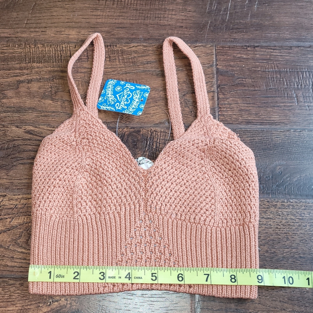 Free People You Wanna Brami Sugar Almond XS NWT - Picture 4 of 4
